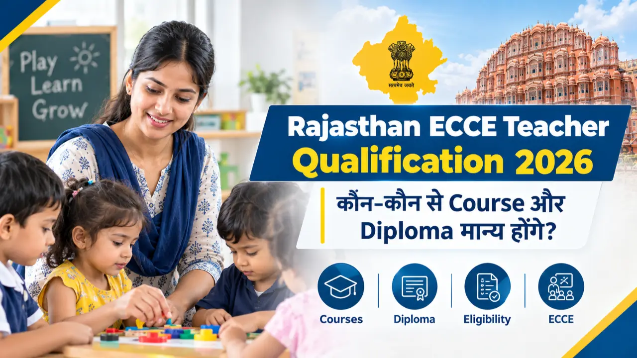 Rajasthan ECCE Teacher Qualification 2026: कौन-कौन से Course और Diploma मान्य होंगे? banner